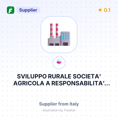 SVILUPPO RURALE SOCIETA' AGRICOLA A RESPONSABILITA' LIMITATA – summary card, no photo uploaded yet
