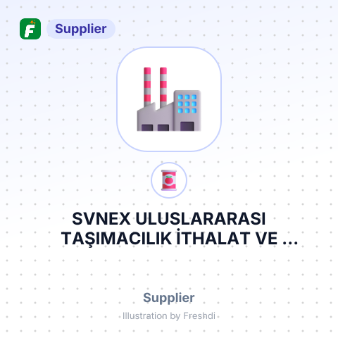 SVNEX ULUSLARARASI TAŞIMACILIK İTHALAT VE İHRACAT LİMİTED ŞİRKETİ – summary card, no photo uploaded yet
