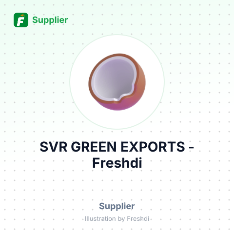 SVR GREEN EXPORTS – summary card, no photo uploaded yet