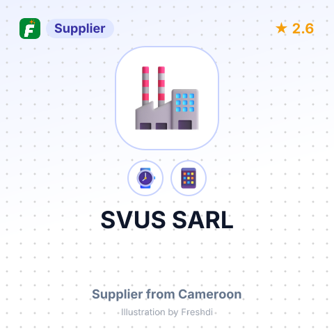 SVUS SARL – summary card, no photo uploaded yet