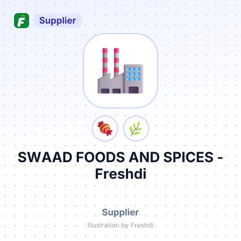 SWAAD FOODS AND SPICES – summary card, no photo uploaded yet