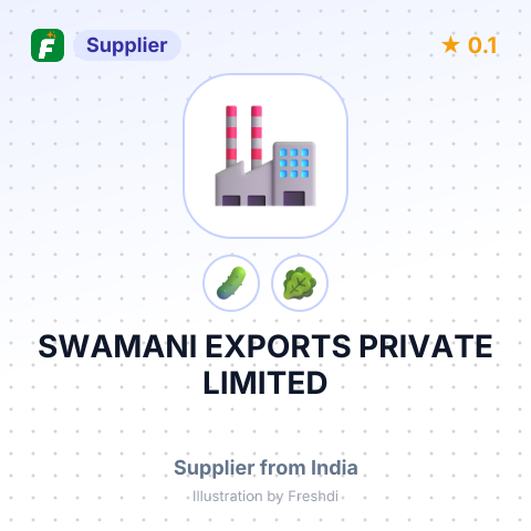 SWAMANI EXPORTS PRIVATE LIMITED – summary card, no photo uploaded yet