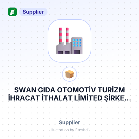 SWAN GIDA OTOMOTİV TURİZM İHRACAT İTHALAT LİMİTED ŞİRKETİ – summary card, no photo uploaded yet