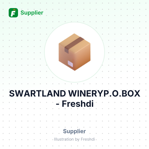 SWARTLAND WINERYP.O.BOX – summary card, no photo uploaded yet