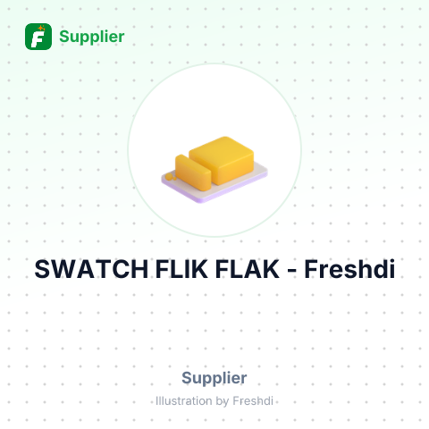 SWATCH FLIK FLAK – summary card, no photo uploaded yet