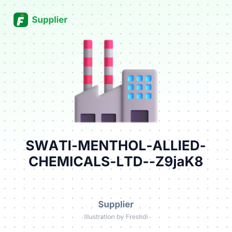 SWATI MENTHOL & ALLIED CHEMICALS LTD., – summary card, no photo uploaded yet