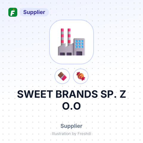 SWEET BRANDS SP. Z O.O – summary card, no photo uploaded yet