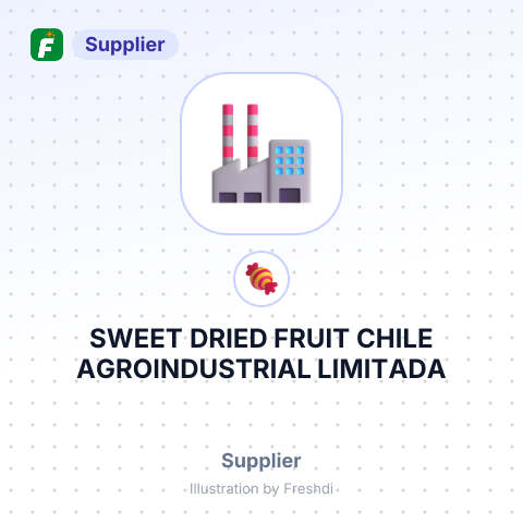 SWEET DRIED FRUIT CHILE AGROINDUSTRIAL LIMITADA – summary card, no photo uploaded yet