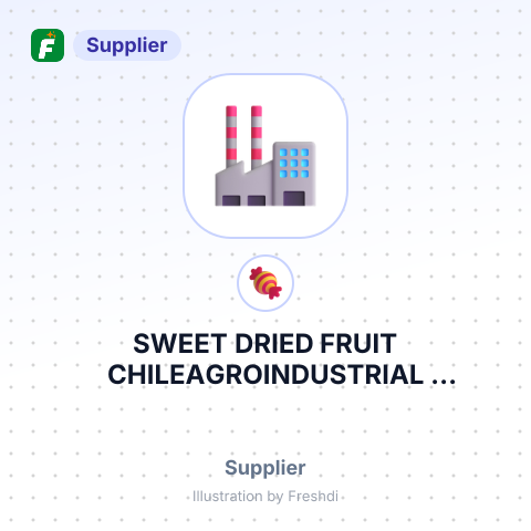 SWEET DRIED FRUIT CHILEAGROINDUSTRIAL LIMITADAAV N – summary card, no photo uploaded yet
