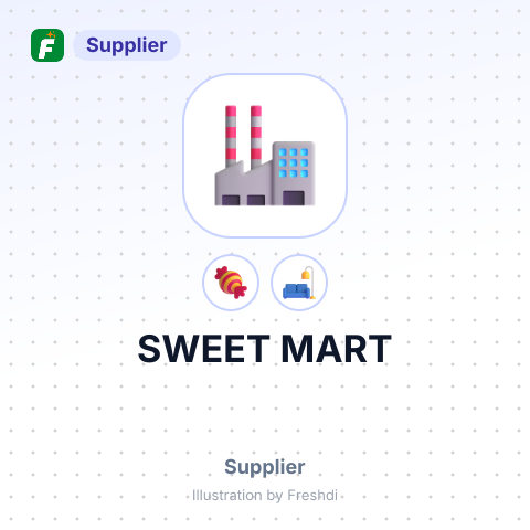 SWEET MART – summary card, no photo uploaded yet