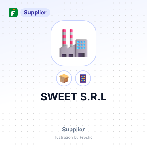 SWEET S.R.L – summary card, no photo uploaded yet