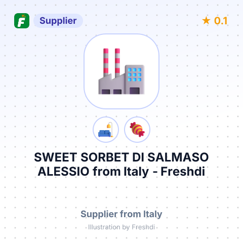 SWEET SORBET DI SALMASO ALESSIO – summary card, no photo uploaded yet