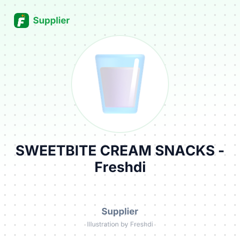 SWEETBITE CREAM SNACKS – summary card, no photo uploaded yet