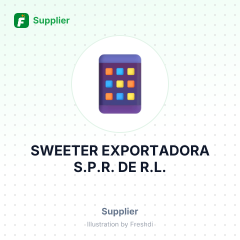 SWEETER EXPORTADORA S.P.R. DE R.L. – summary card, no photo uploaded yet