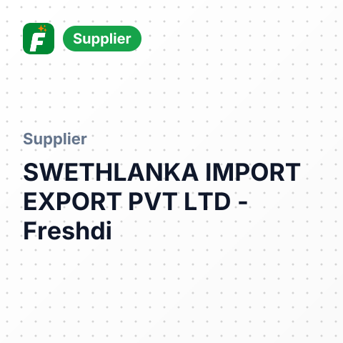 SWETHLANKA IMPORT EXPORT PVT LTD – summary card, no photo uploaded yet
