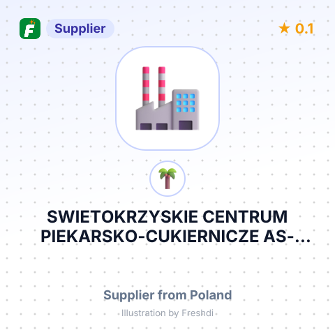 SWIETOKRZYSKIE CENTRUM PIEKARSKO-CUKIERNICZE AS-POLZAP JANINA KAWECKA, ANDRZEJ LACH S.J. (AS-POLZAP – summary card, no photo uploaded yet
