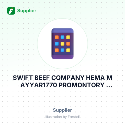 SWIFT BEEF COMPANY HEMA M AYYAR1770 PROMONTORY CIRCLEGREELEY, CO – summary card, no photo uploaded yet