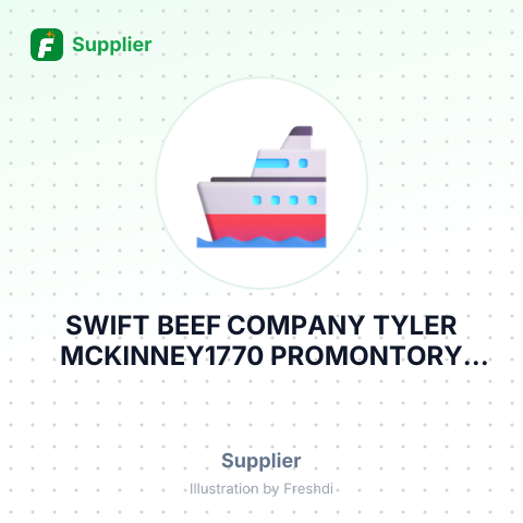 SWIFT BEEF COMPANY TYLER MCKINNEY1770 PROMONTORY CIRCLEGREELEY, CO – summary card, no photo uploaded yet