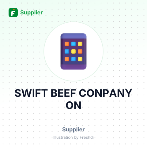 SWIFT BEEF CONPANY ON – summary card, no photo uploaded yet