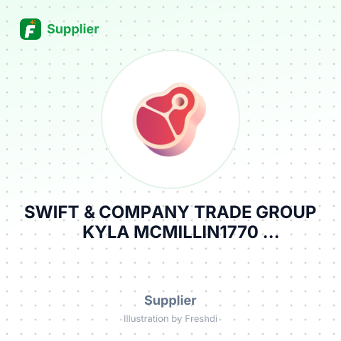 SWIFT & COMPANY TRADE GROUP KYLA MCMILLIN1770 PROMONTORY CIRCLEGREELEY, CO – summary card, no photo uploaded yet