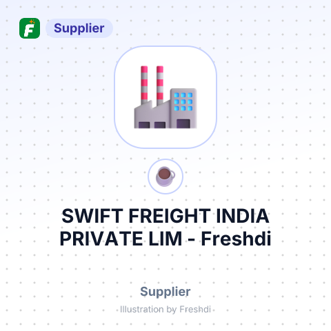 SWIFT FREIGHT INDIA PRIVATE LIM – summary card, no photo uploaded yet