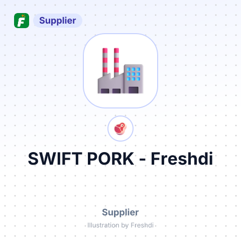 SWIFT PORK – summary card, no photo uploaded yet