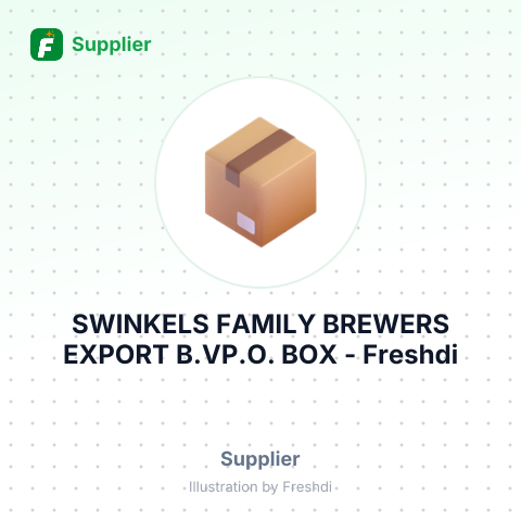 SWINKELS FAMILY BREWERS EXPORT B.VP.O. BOX – summary card, no photo uploaded yet