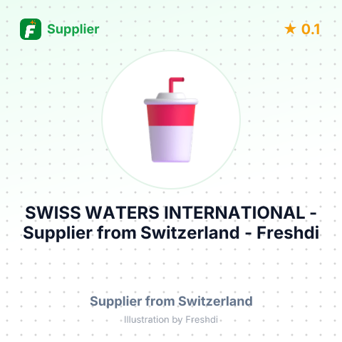 SWISS WATERS INTERNATIONAL – summary card, no photo uploaded yet