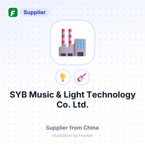 SYB Music & Light Technology Co.,Ltd. – summary card, no photo uploaded yet