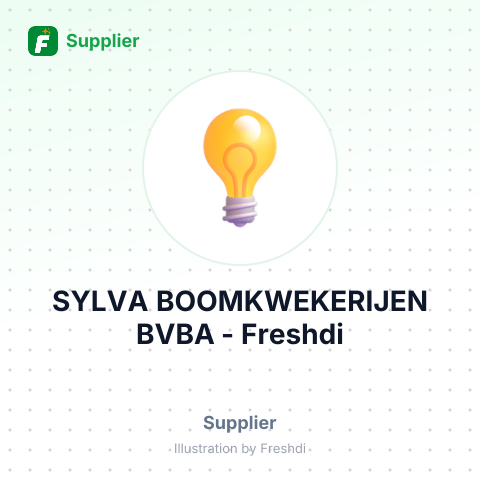 SYLVA BOOMKWEKERIJEN BVBA – summary card, no photo uploaded yet