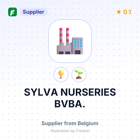SYLVA NURSERIES BVBA. – summary card, no photo uploaded yet