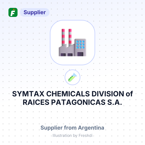 SYMTAX CHEMICALS DIVISION of RAICES PATAGONICAS S.A. – summary card, no photo uploaded yet