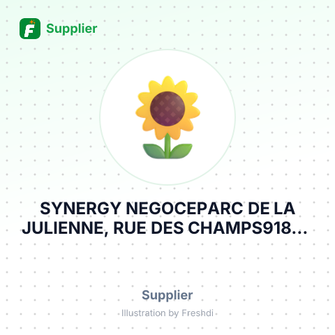 SYNERGY NEGOCEPARC DE LA JULIENNE, RUE DES CHAMPS91830 LE COUDRAY MONTCEAUXFRANCE – summary card, no photo uploaded yet