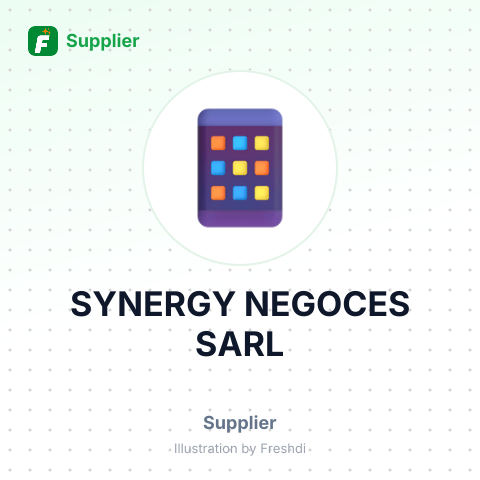 SYNERGY NEGOCES SARL – summary card, no photo uploaded yet