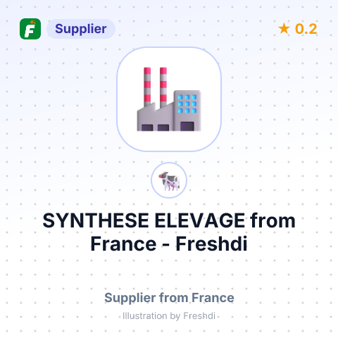 SYNTHESE ELEVAGE – summary card, no photo uploaded yet