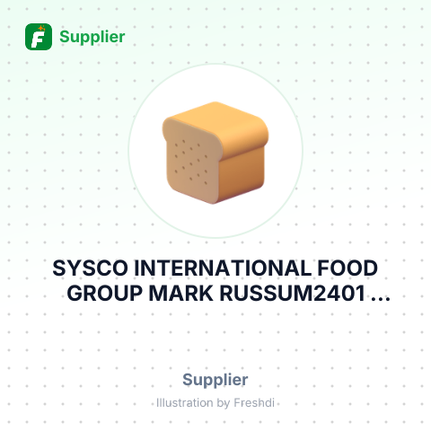 SYSCO INTERNATIONAL FOOD GROUP MARK RUSSUM2401 POLICE CENTER DRPLANT CITY, FL – summary card, no photo uploaded yet