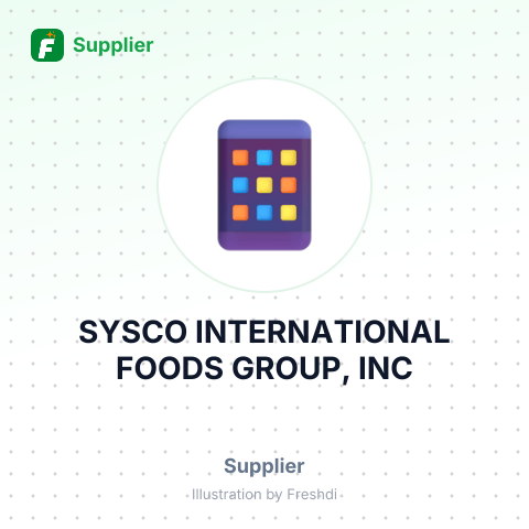 SYSCO INTERNATIONAL FOODS GROUP, INC – summary card, no photo uploaded yet
