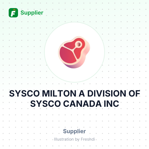 SYSCO MILTON A DIVISION OF SYSCO CANADA INC – summary card, no photo uploaded yet
