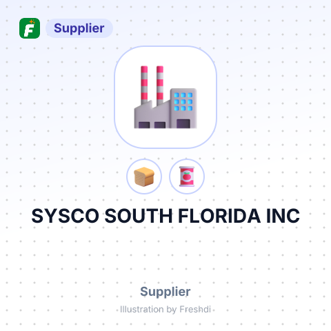 SYSCO SOUTH FLORIDA INC – summary card, no photo uploaded yet