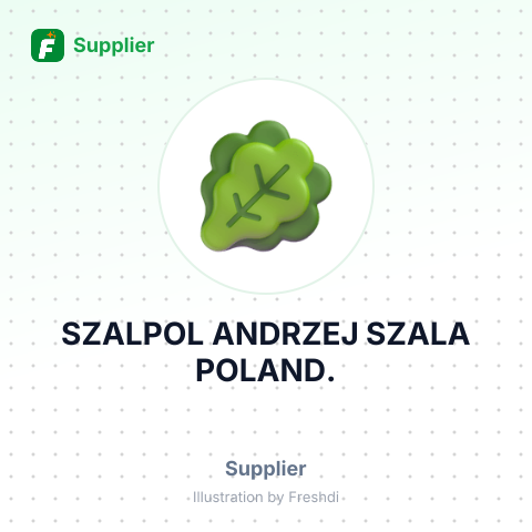 SZALPOL ANDRZEJ SZALA POLAND. – summary card, no photo uploaded yet