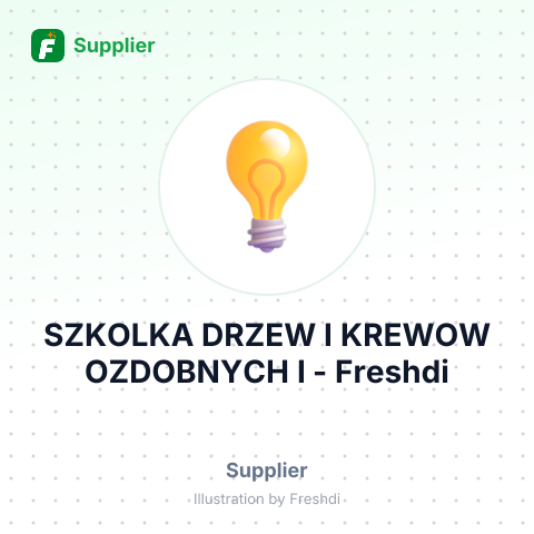 SZKOLKA DRZEW I KREWOW OZDOBNYCH I – summary card, no photo uploaded yet