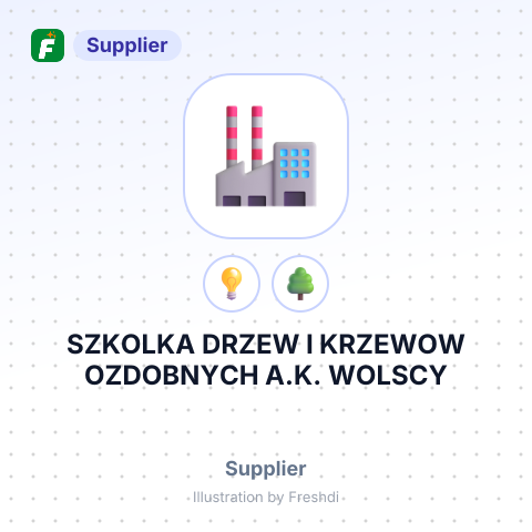 SZKOLKA DRZEW I KRZEWOW OZDOBNYCH A.K. WOLSCY – summary card, no photo uploaded yet