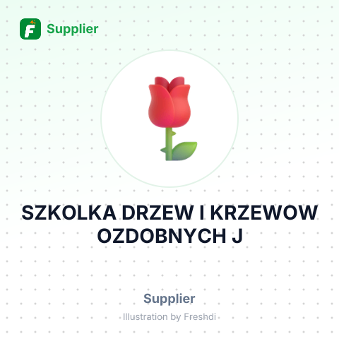 SZKOLKA DRZEW I KRZEWOW OZDOBNYCH J – summary card, no photo uploaded yet
