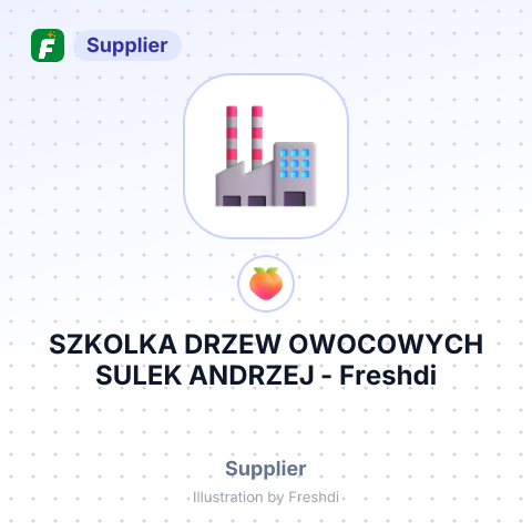 SZKOLKA DRZEW OWOCOWYCH SULEK ANDRZEJ – summary card, no photo uploaded yet