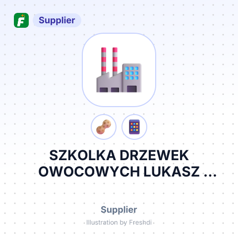 SZKOLKA DRZEWEK OWOCOWYCH LUKASZ WEGRZYN – summary card, no photo uploaded yet