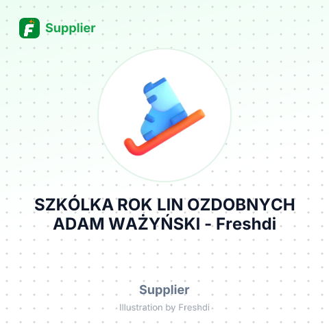 SZKÓLKA ROK LIN OZDOBNYCH ADAM WAŻYŃSKI – summary card, no photo uploaded yet
