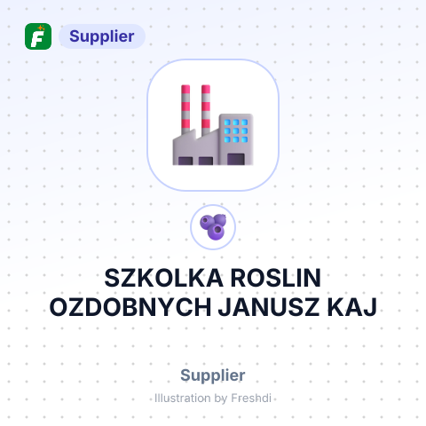 SZKOLKA ROSLIN OZDOBNYCH JANUSZ KAJ – summary card, no photo uploaded yet