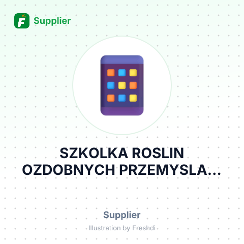 SZKOLKA ROSLIN OZDOBNYCH PRZEMYSLAW DABROWKA – summary card, no photo uploaded yet
