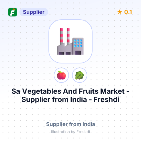 Sa Vegetables And Fruits Market  – summary card, no photo uploaded yet