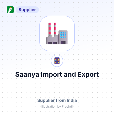 Saanya Import and Export – summary card, no photo uploaded yet